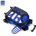 wholesale fashion leisure kids school bag with 6 wheels